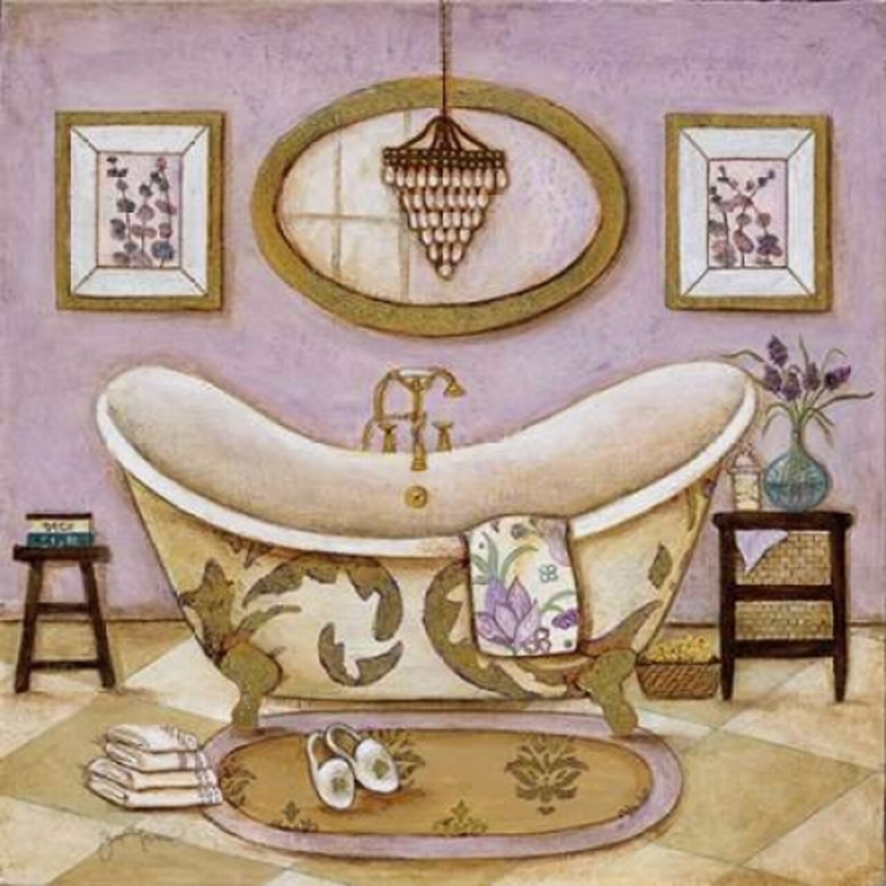 Lavender Bath II Poster Print by Tava Studios - Item # VARPDX14337
